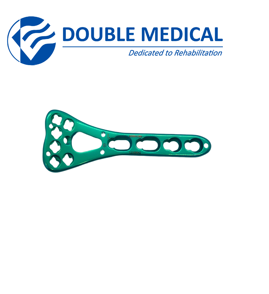Пластина LCP (с угловой стабильностью), для дистального отдела лучевой кости, волярная, полиаксиальная, широкая, 3-4 отверстия, длина 55-66 мм, левая/правая, титан