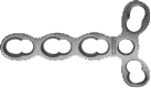 Пластина 2.0 Y-образная, д. 2 мм, 5-7 отверстий, длина 38.7-52.3 мм, титан 